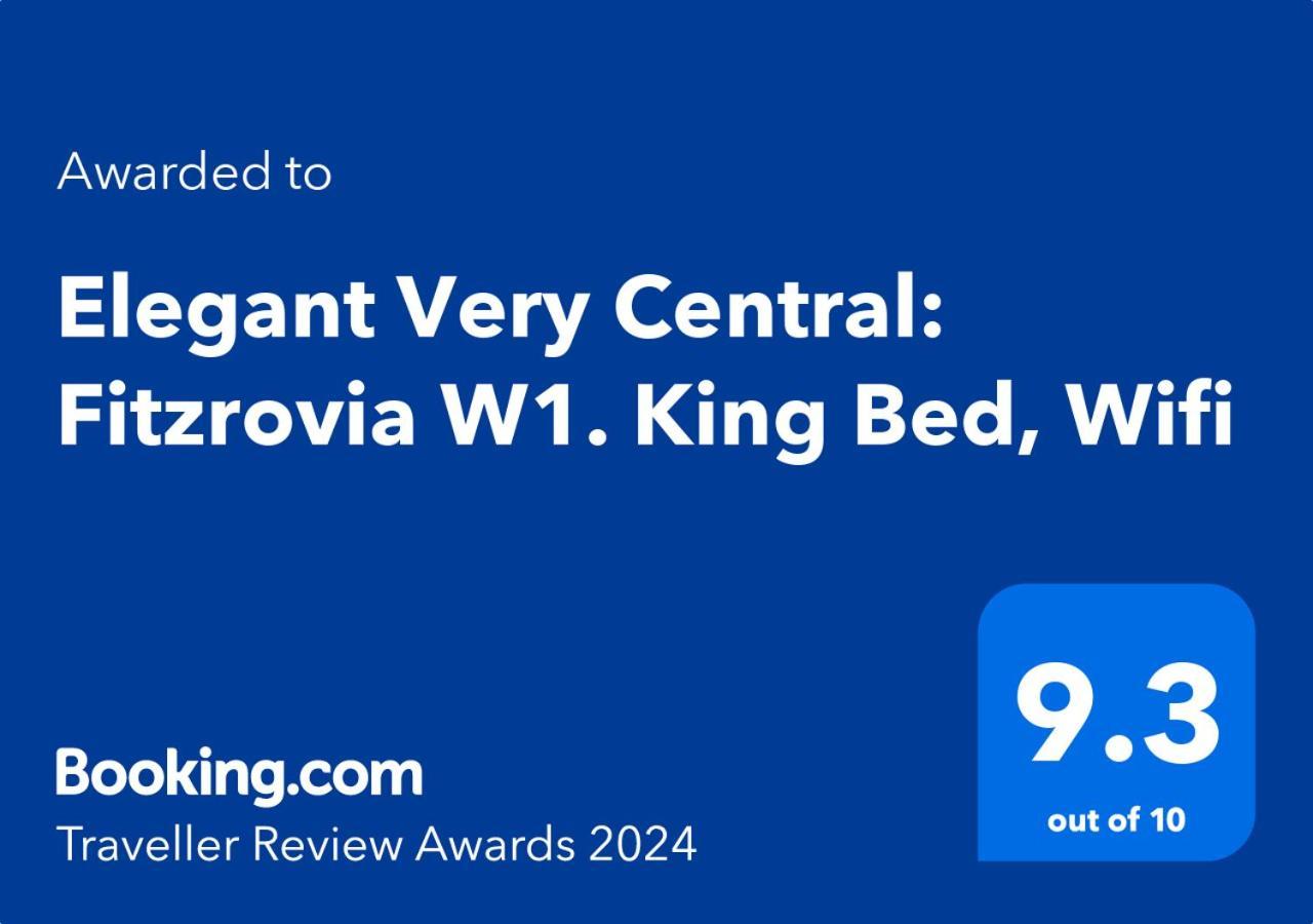 Elegant Very Central: Fitzrovia W1. King Bed, Wifi Лондон Екстериор снимка